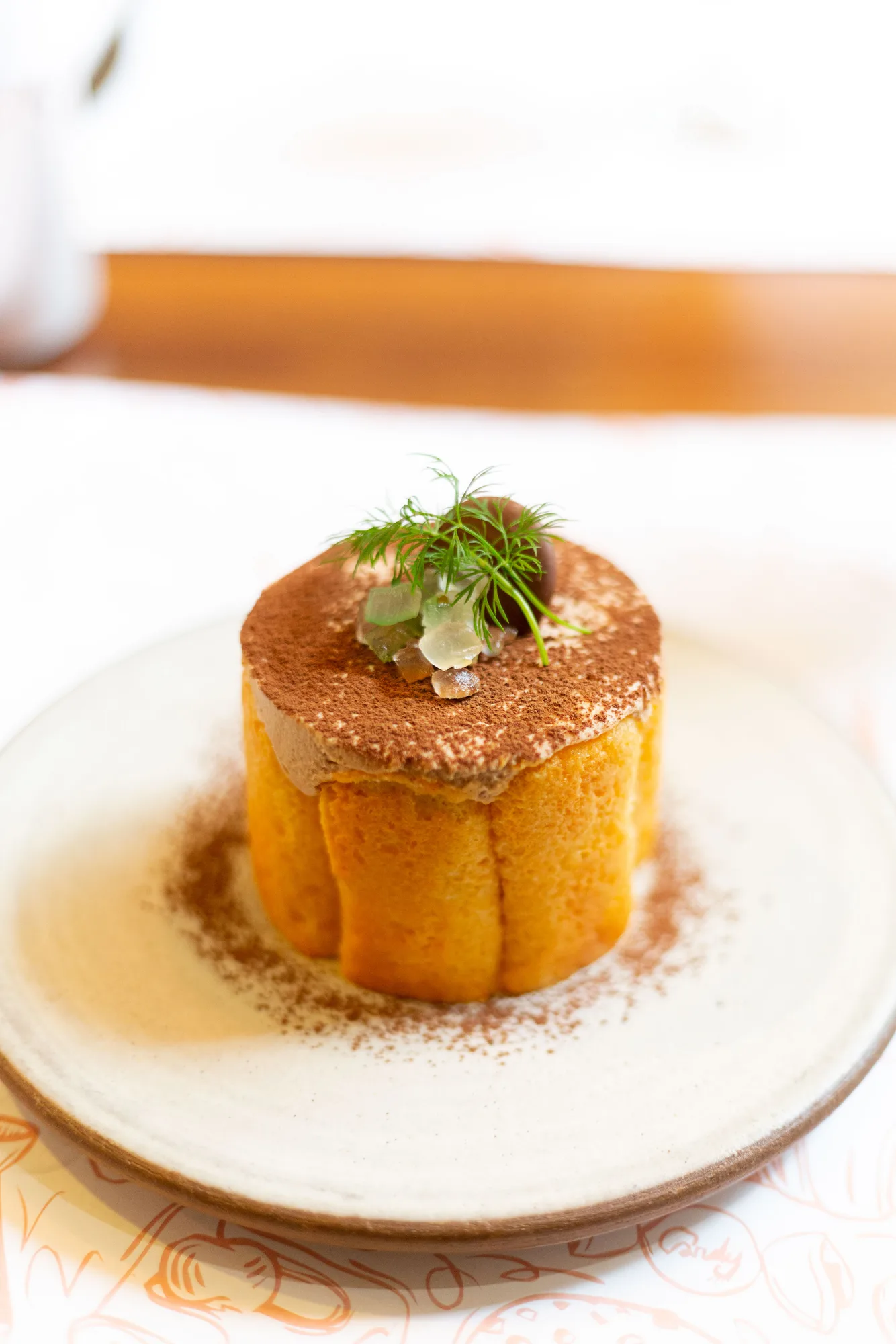 Tiramisu od čokolade, naranče i amareta