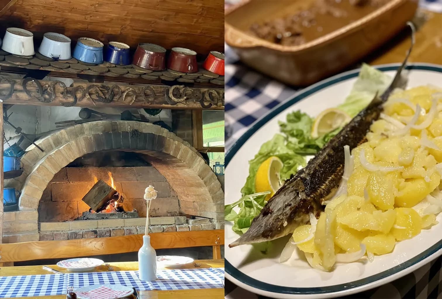 Krušna peć za atmosferu i kečiga uz krumpir salatu