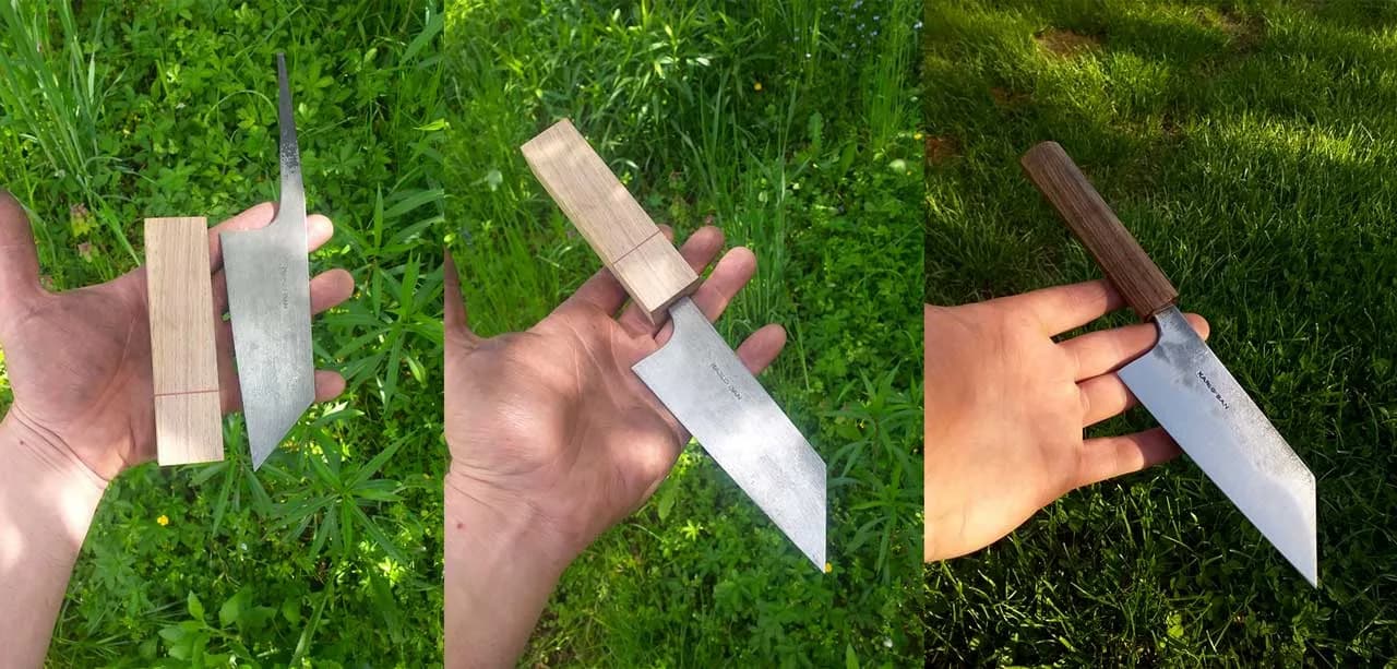 Priprema orahove drške — Foto: Karlo Ban